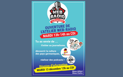 Atelier  Webradio culture des pays germaniques