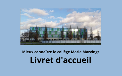 Livret d’accueil « mieux connaître le collège Marie Marvingt »