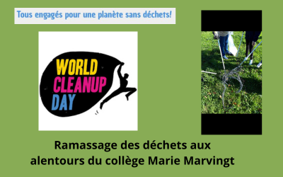 World Cleanup Day : Tous engagés pour une planète sans déchets!