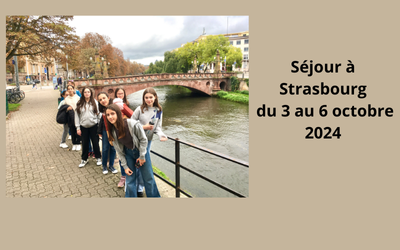 Séjour à Strasbourg à l’occasion du 35e anniversaire du jumelage de Bouguenais avec la ville allemande de Ginsheim-Gustavsburg