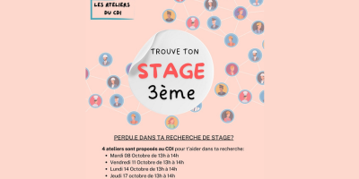 Les ateliers du CDI : « trouve ton stage de 3e »